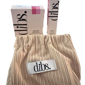 dibs beauty set. Go To Glossy Balm & The Duet Baked Blush w Makeup Bag